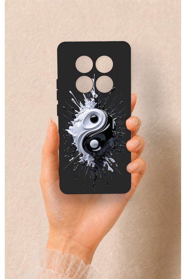 Redmi Note 14 Pro 5g Compatible Good and Bad Pattern Silicone Case