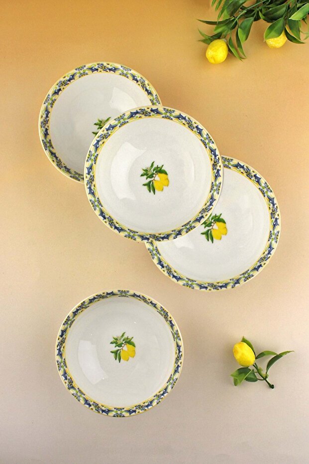 Capri 4-Piece Porcelain Bowl