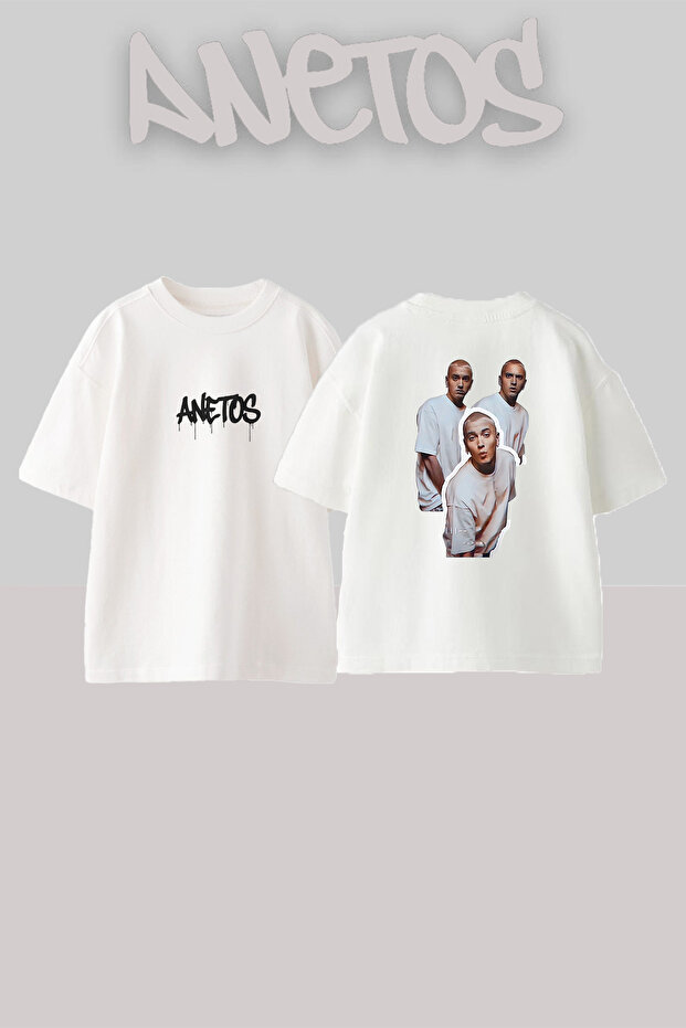 Eminem_61 Design Printed Unisex Oversize White Tshirt