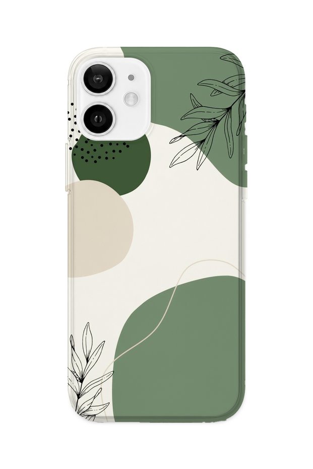 iPhone 12 Mini Compatible Printed Transparent Phone Case | Collection: Oneline