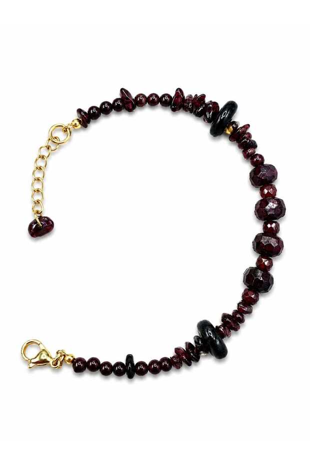 Lal – Natural Garnet Stone Bracelet