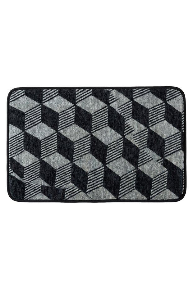 Geometric Anti-Slip Floor Mat cm Soft Absorbent Rug for Bedroom, Living Room, Bathroom, Kitchen & Entryway Washable Non-Skid Decorative Door Mat