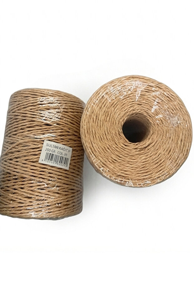 1 Piece of Sultan Paper Thread 200 Grams Bag Hat Supla Basket Macrame Straw Weaving Thread Color:89