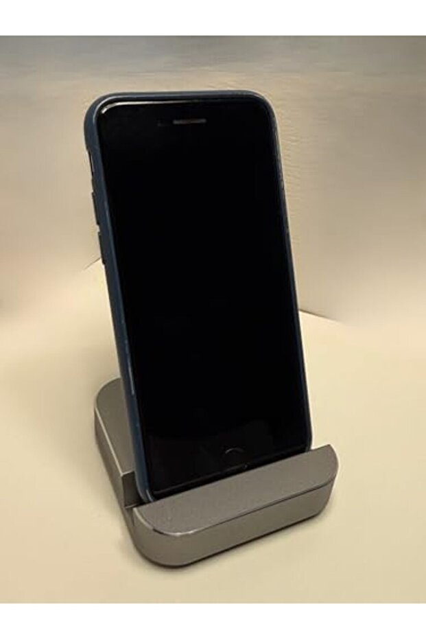 Premium Aluminum Mobile Phone Stand – Ergonomic, Compact Design for Desktop Use, Compatible with iPhone and