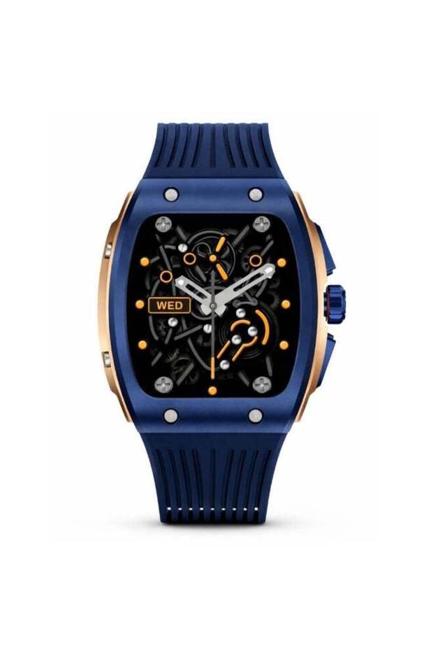 Time Smart Watch – 1.76” HD IPS Display, Fitness Tracker, Bluetooth Calling, Smart Notifications - Blue