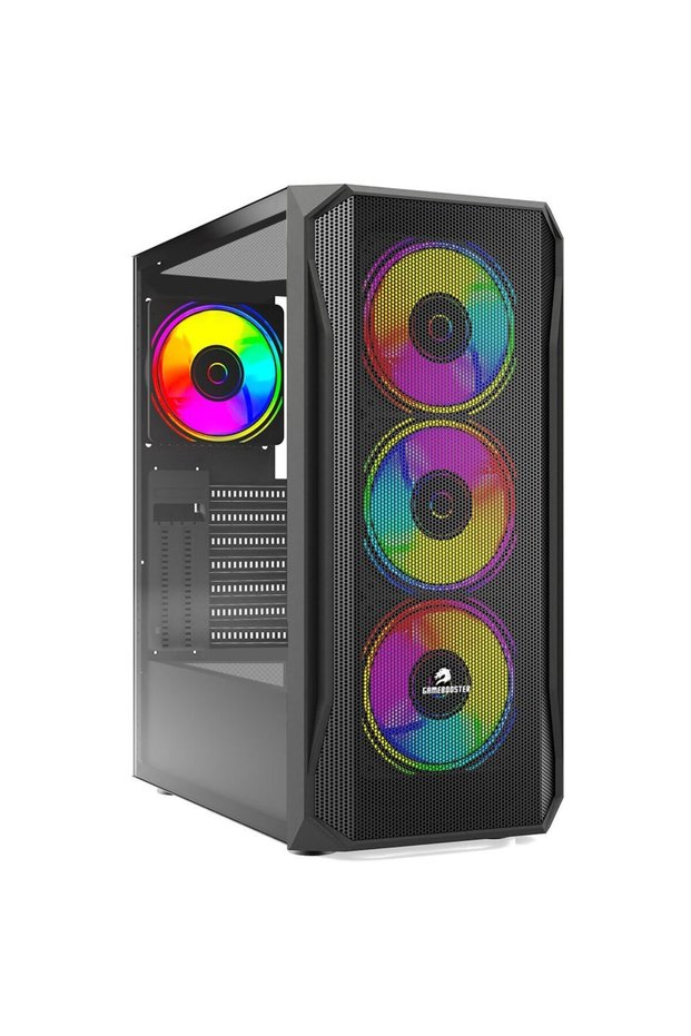 Gamebooster Gb-T005Mb Powerless Black Mesh Panel Mid Tower Atx Case