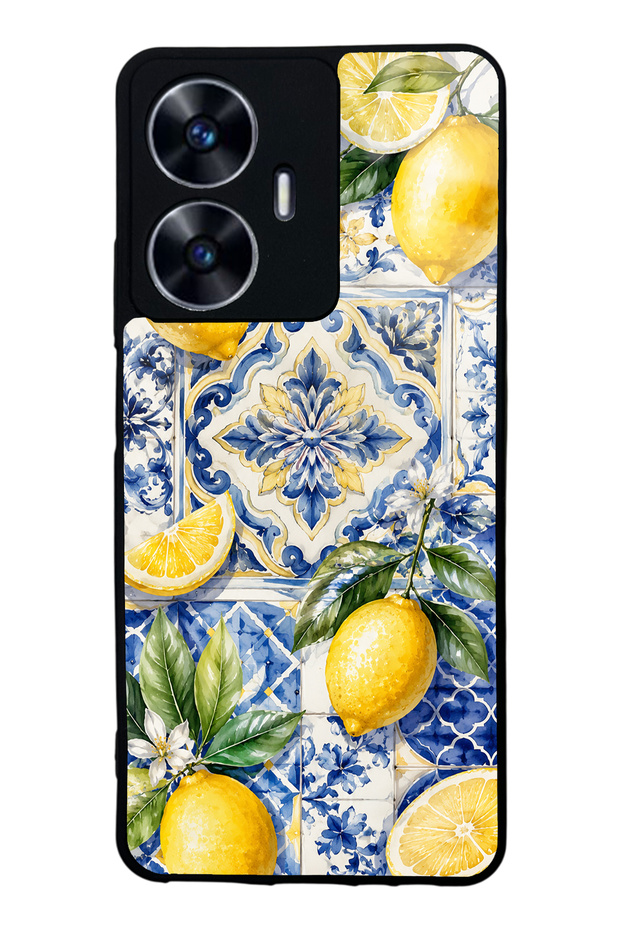 Realme C55 Mediterranean Lemon Royale Design Glossy Phone Case