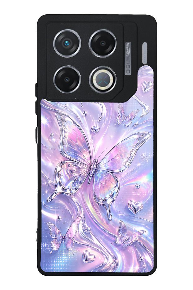 Infinix Gt 20 Pro Iridescent Dream Butterfly Design Glossy Phone Case