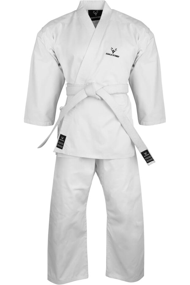 Premium Cotton Karate Gi – Professional White Karate Uniform for Training & Competition