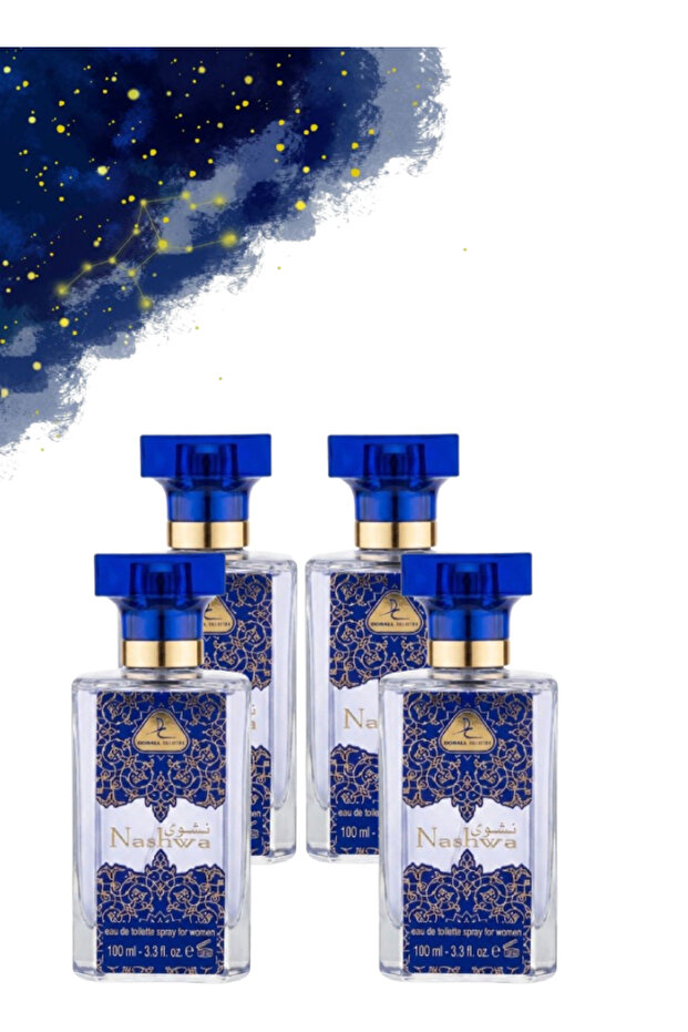 4 قطع من عطر ناشوا 100 مل
