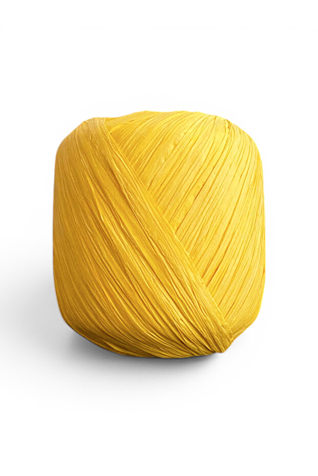 Raffia Paper Yarn 50 Gr 65 m 100% Paper Bag Hat Supla Runner Knitting Thread