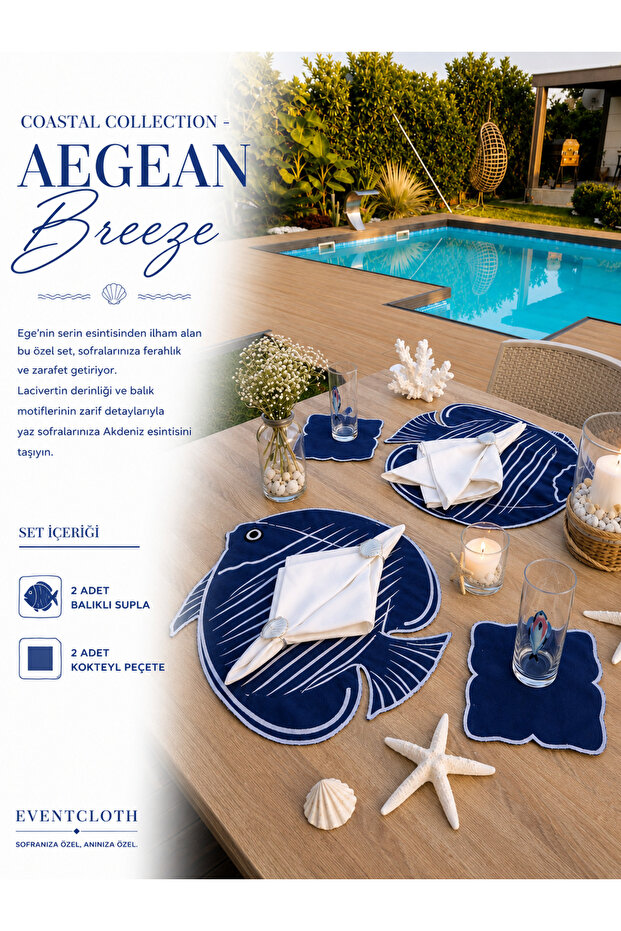 Aegean Breeze 2li Supla Set