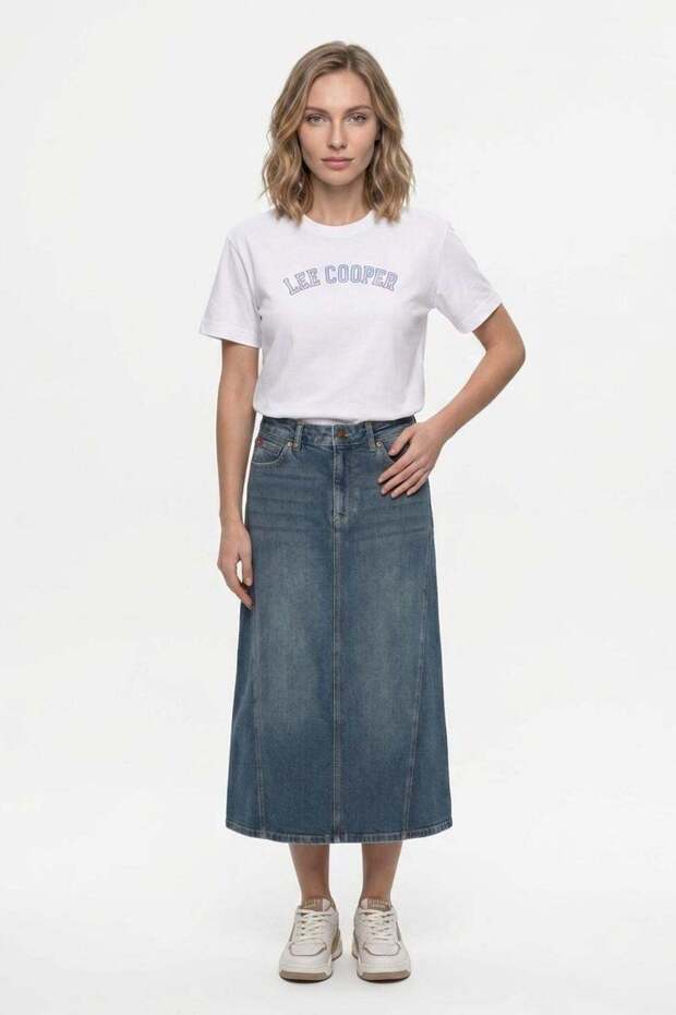 Nora Women's Jean Skirt Blue