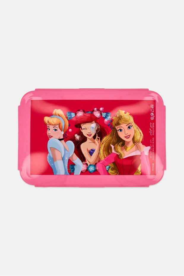 Kids Girl Graphic Princess Lunch Box, Pink