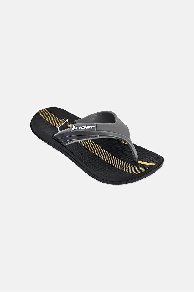 Kids Boy R Line II Slip On Slippers, Black