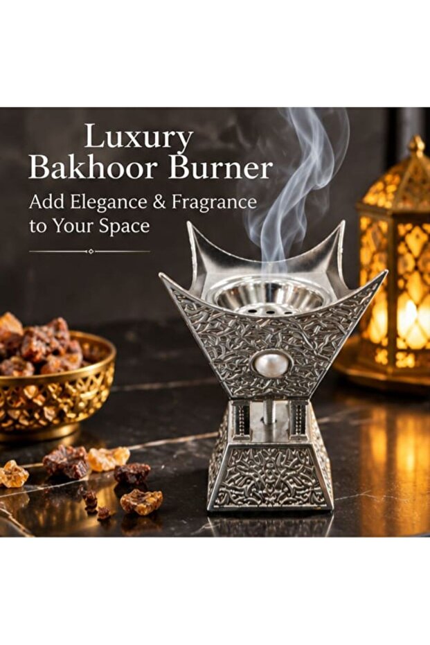 Luxury Ornate Metal Incense Burner For Home Fragrance