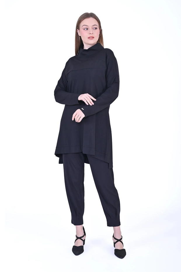 Tunic Trouser Set 7022 Black