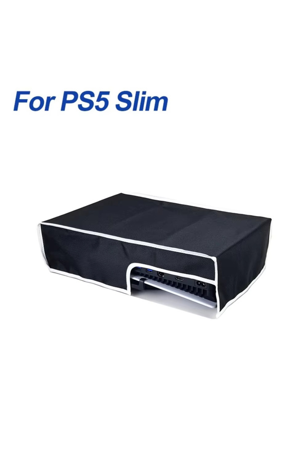 black For PS5 Slim Dust Cover For PS5 Pro 2024 Console Digital/Disc Edition 1680D Oxford Cloth Anti-