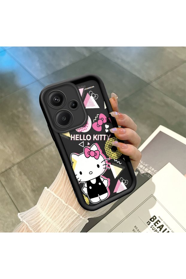Redmi Note 13 Pro Plus+ 5g Compatible Black Silicone Case with Shockproof Camera Protection