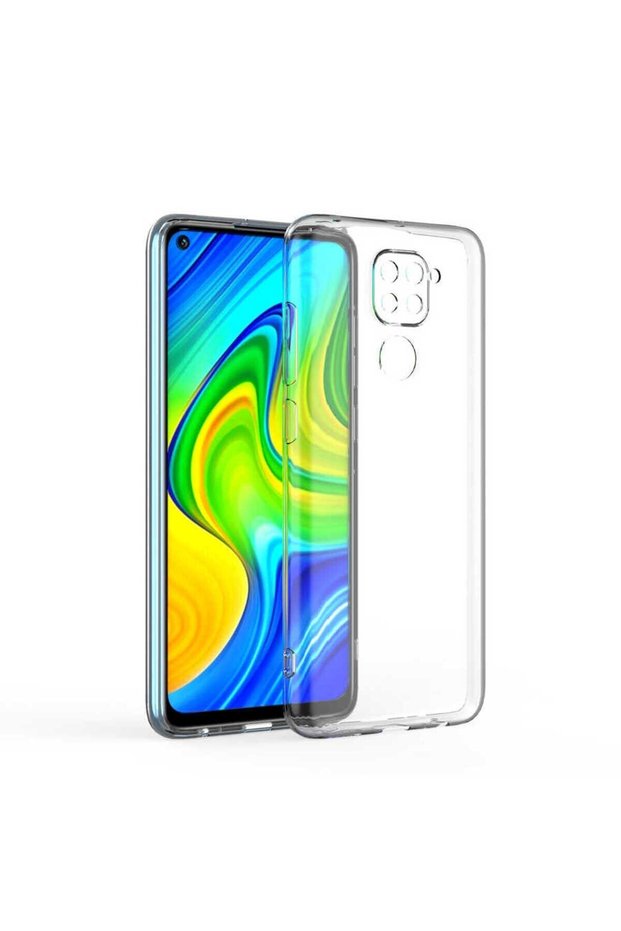 Compatible Xiaomi Redmi Note 9 Case Super Silicone Cover with Camera Protection Zore