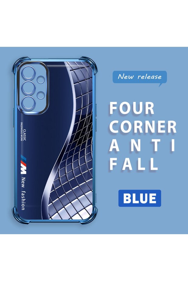 Samsung Galaxy A13 4g Compatible Transparent Back Four Corners Reinforced Impact Protection Silicone Case