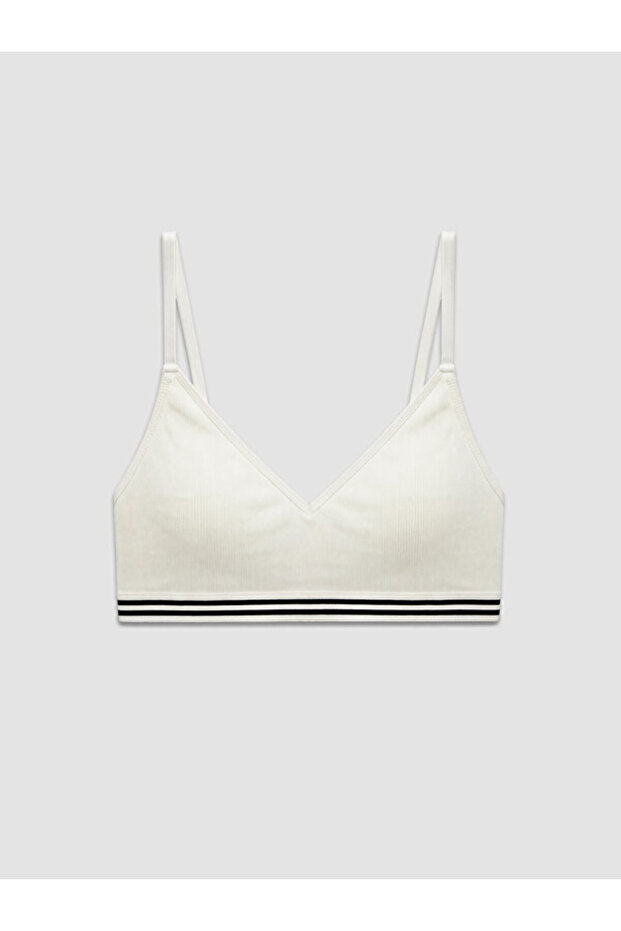 Esvab • Modern & Distinctive Padded Striped Bustier Without Underwire