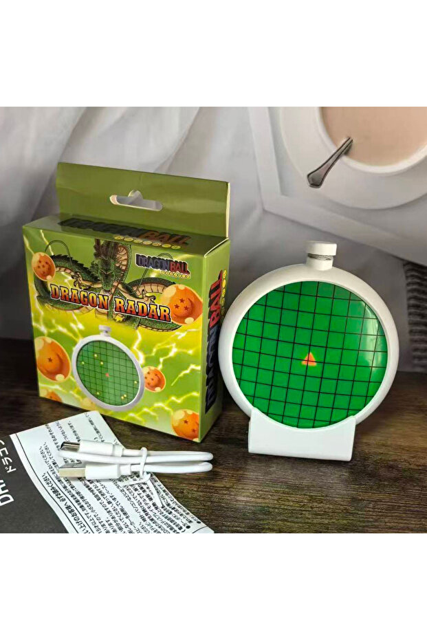 Bandai with box New Dragon Radar Detector Ball USB Charging Cartoon Keychain Pendant Model Anime Per