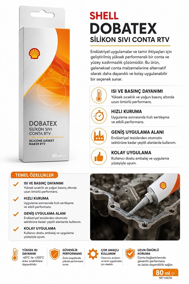 DOBATEX SİLİKON SIVI CONTA RTV