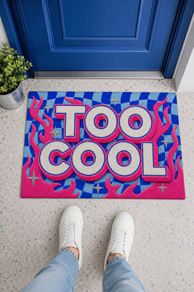 سجادة باب خارجية وداخلية عصرية مزخرفة من Too Cool