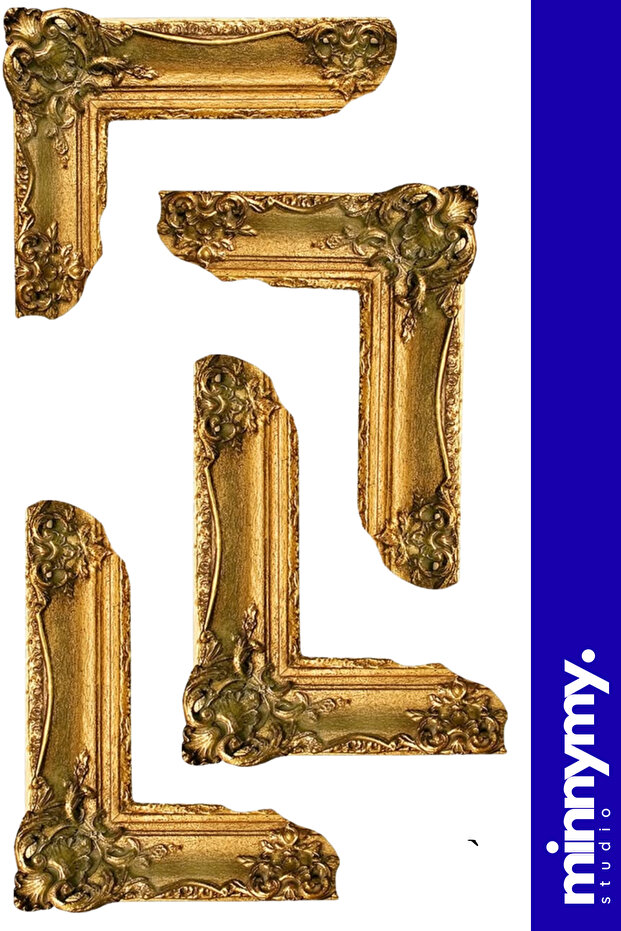 Minnymy Vintage Frame Collection Sticker, Çıkartma, Ajanda, Günlük ...