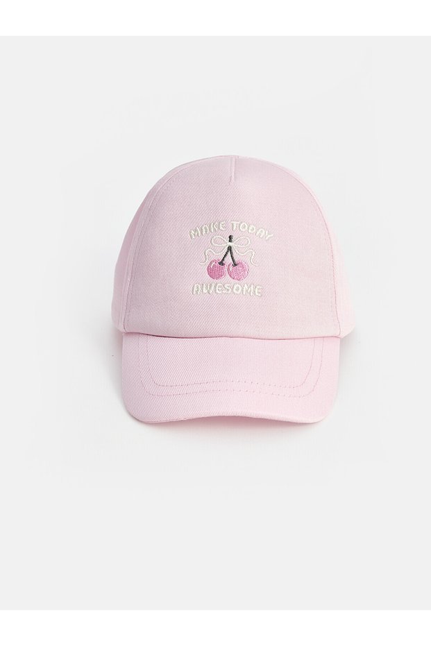 Two Mt Shop Quality Cherry Embroidered Baby Girl Cap Hat