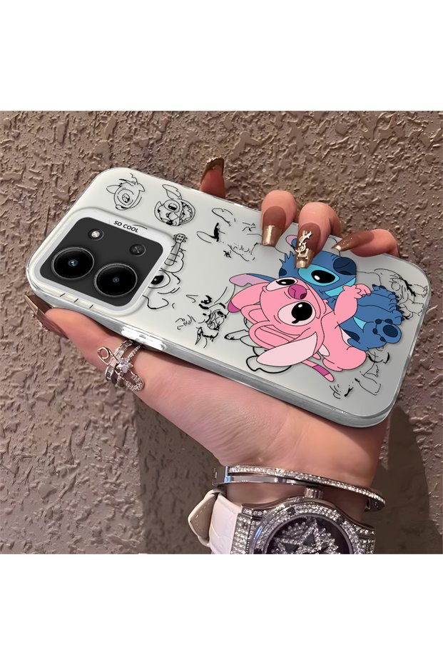 Redmi 15C 5g Compatible High-Quality Cartoon Printed Case, Stylish Versatile Full Protective Cover