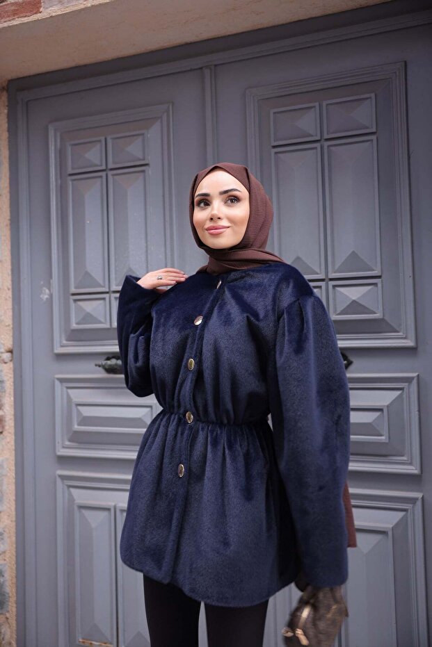 سترة فوك كاشي - أزرق داكن