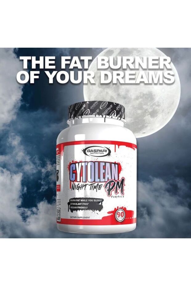 Gaspari̇ Cytolean – Nighttime Pm Fat Burner Gaba+Ksm66+Htp 90 Caps