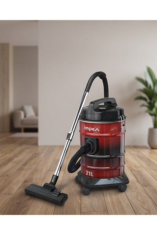 Impex Vc4704 Vacuum Cleaner - 2000W Power - 21 Liter Capacity - Air Blowing Function