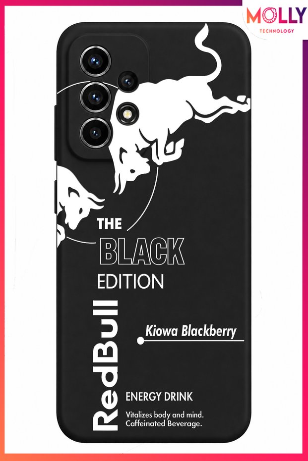 Black the Black Edition Patterned Inside Velvet Silicone Case for Samsung Galaxy A53