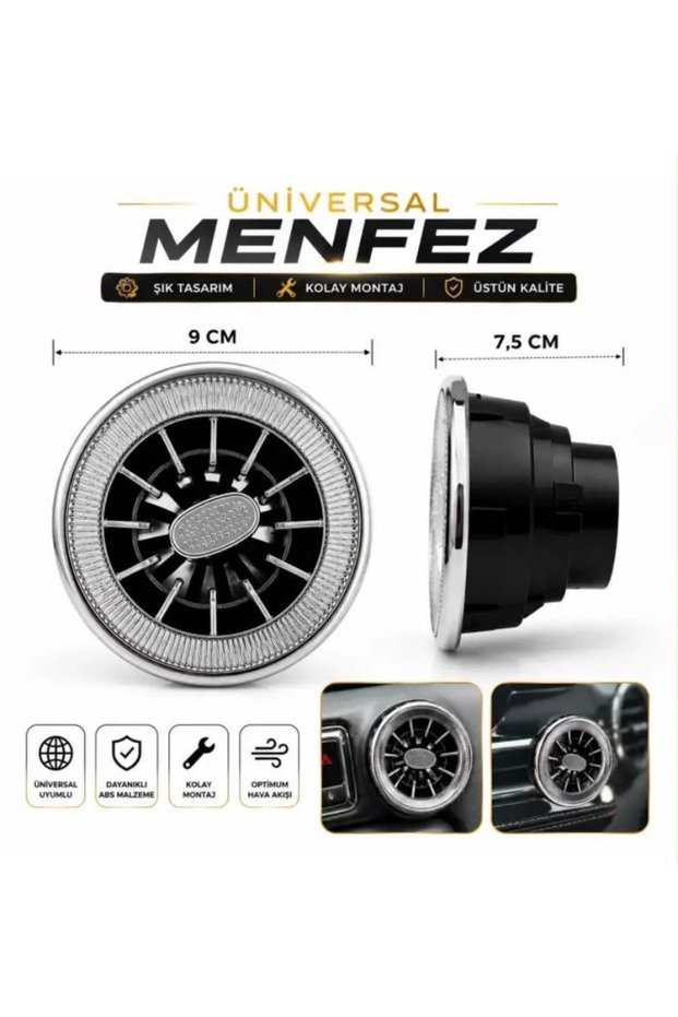 1 Piece Maybach Design Air Conditioning Vent Is Compatible with All Vehicles with a Vent Diameter of 9-10cm