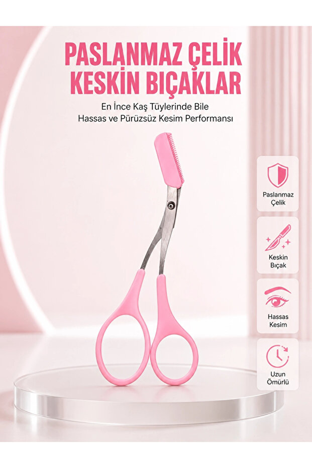 Scalloped Eyebrow Trimming Scissors – Precise Shaping and Easy Use