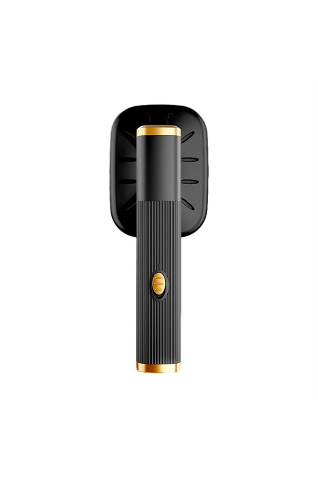 Portable travel steam iron, 180° rotating, black.
