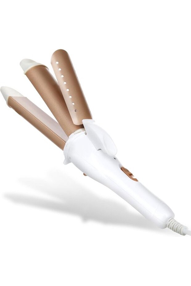 2-in-1 Professional Ceramic Hair Straightener & Curling Iron (Up to 1.18"), Fast Heating 160-200°C Styling Tool
