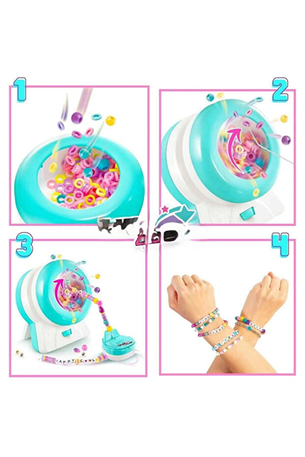 Magic wheel bracelet making set