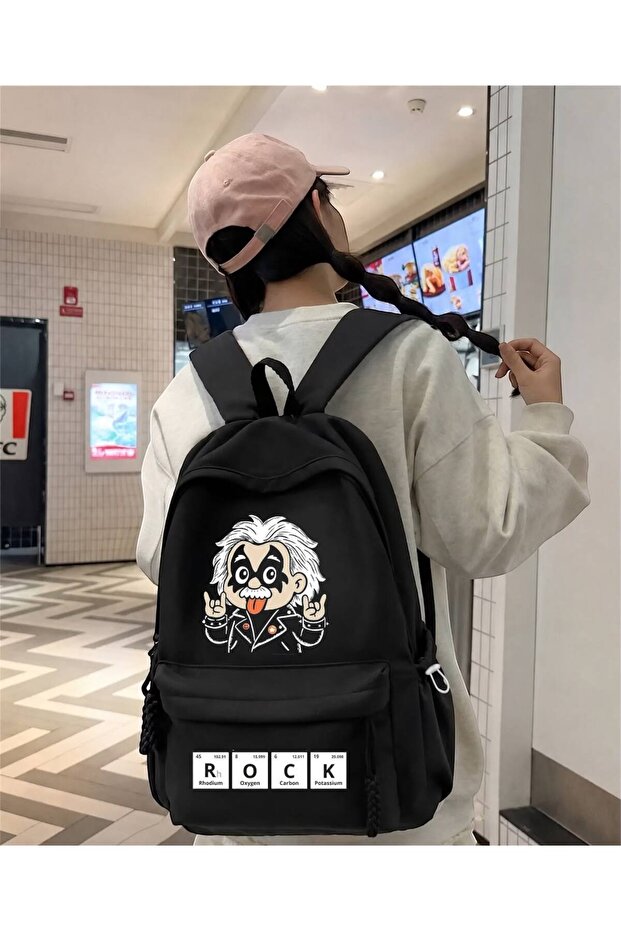 Black Rock Einstein Printed School, Classroom, Course Backpack