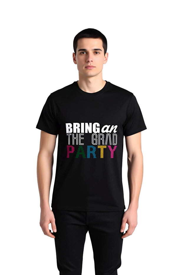 Invite to Graduation Party Printed Men's T-Shirt