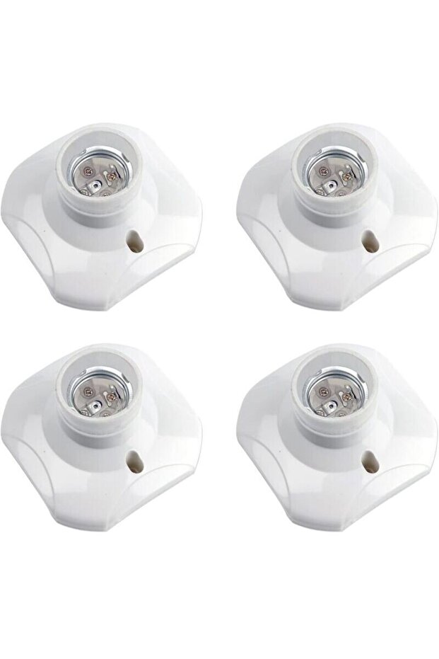 4 E27 screw ceiling light holders.
