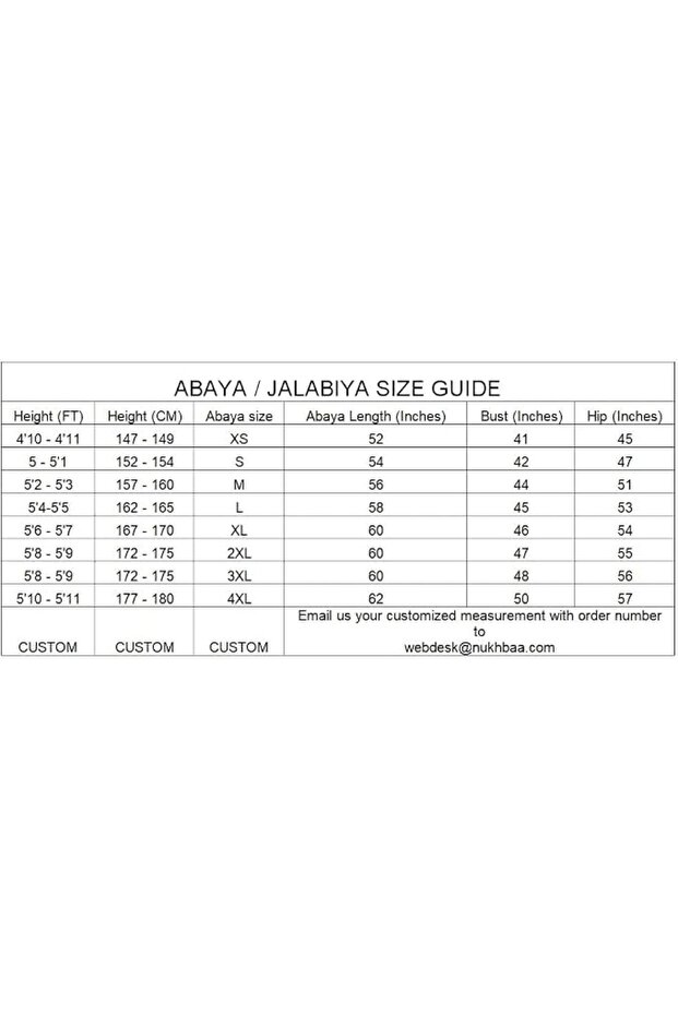 Womens Premium Abaya Button Down AJ1146A Button Down (pack of 1)