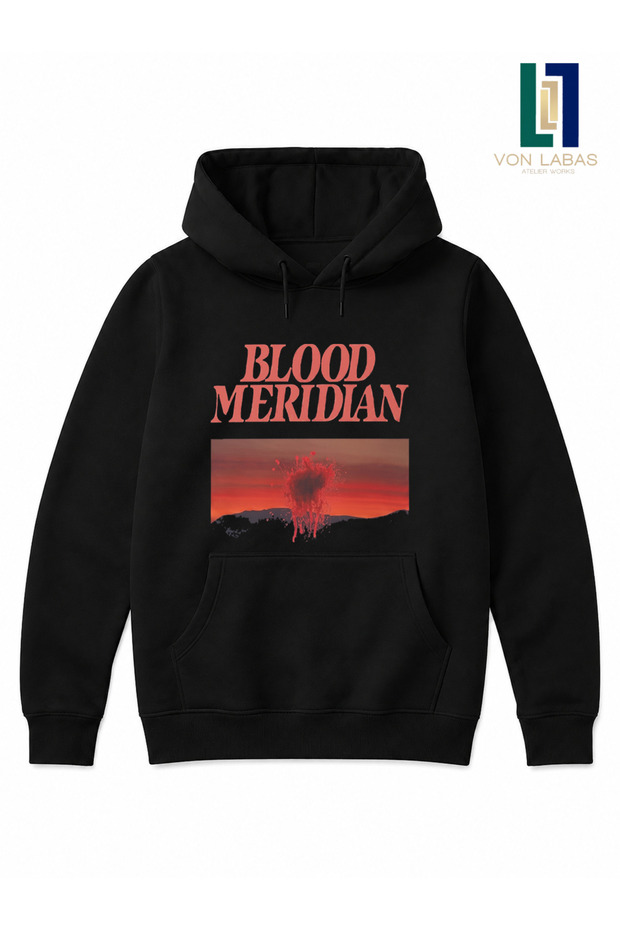 Blood Meridian Printed High-Quality Hooded Cotton Sweatshirt