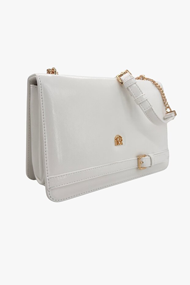 67-7205 Women's White Crossbody Bag