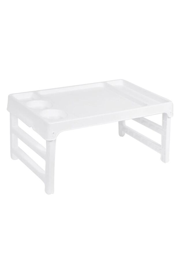 White Plastic Folding Table Tray 47x27cm