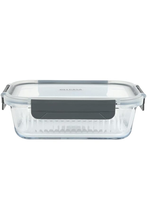 DC3242 Rectangular Airtight Container with Lid, 1040 ml Capacity