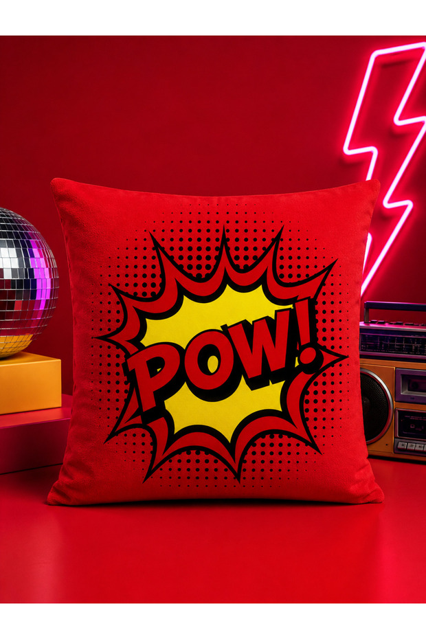 Pop!80S Collection Digital Printed Cushion Cover (Kr)